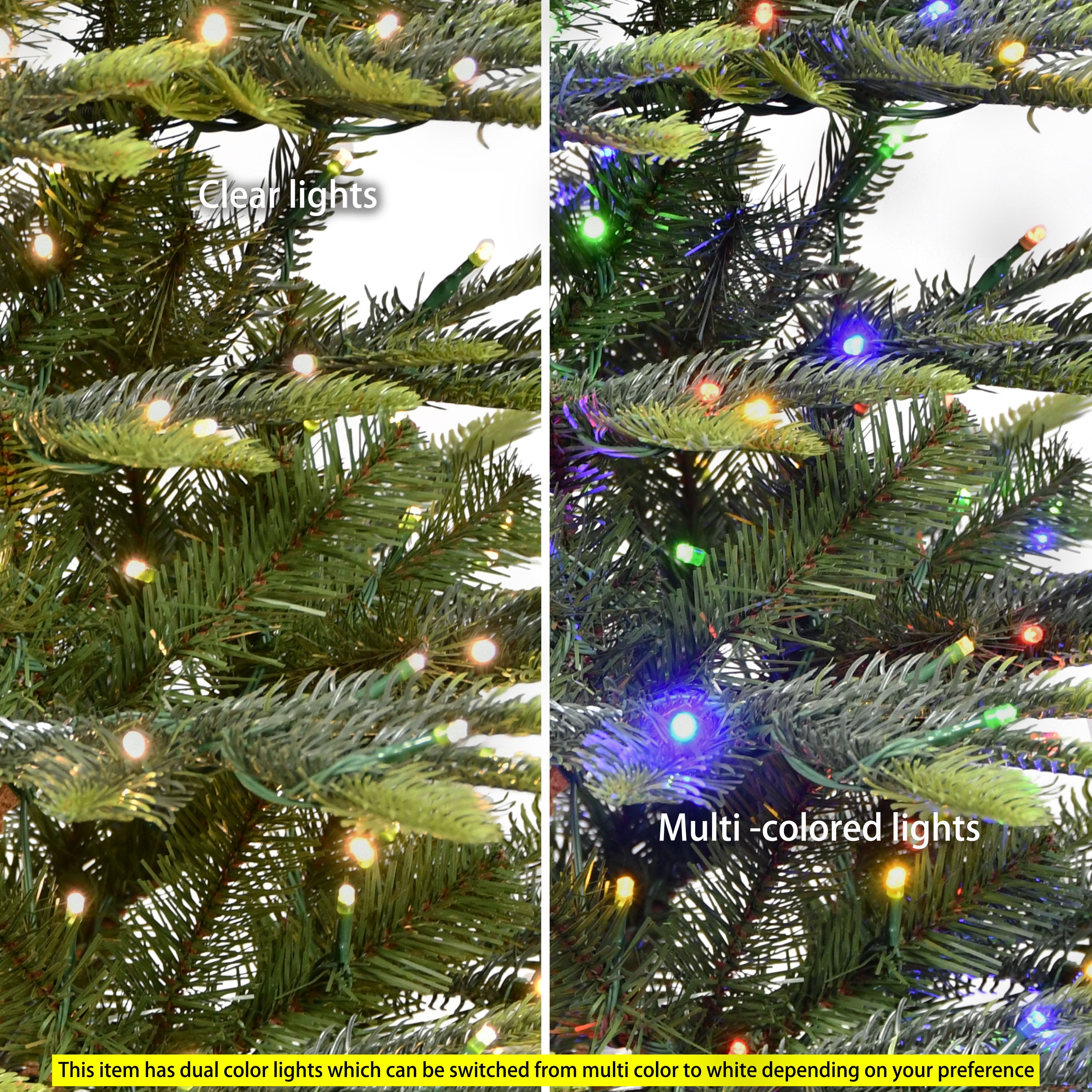 4.5' Pre-Lit Aspen Fir Tree